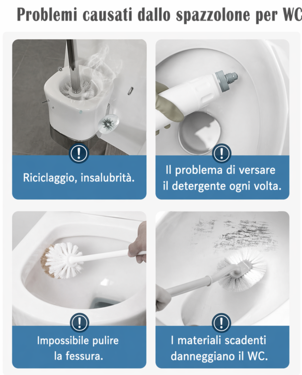spazzola per wc usa e getta