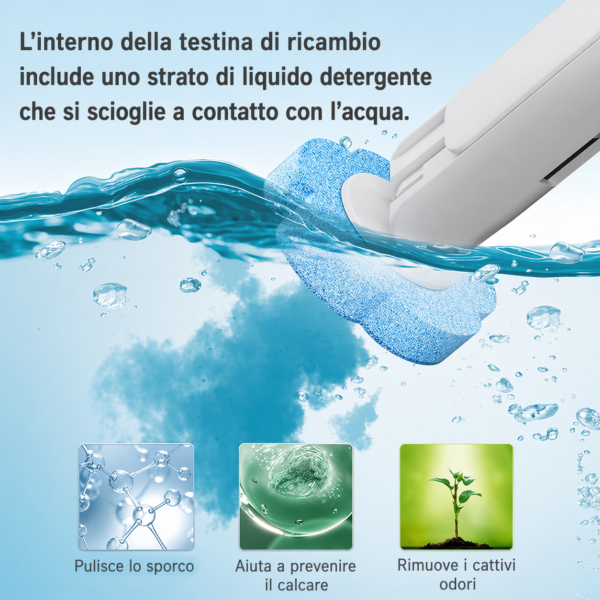 spazzola per wc usa e getta