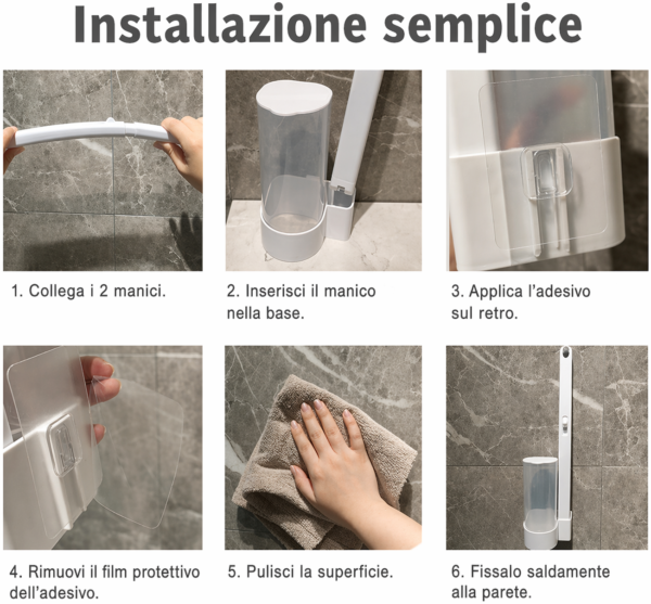spazzola per wc usa e getta
